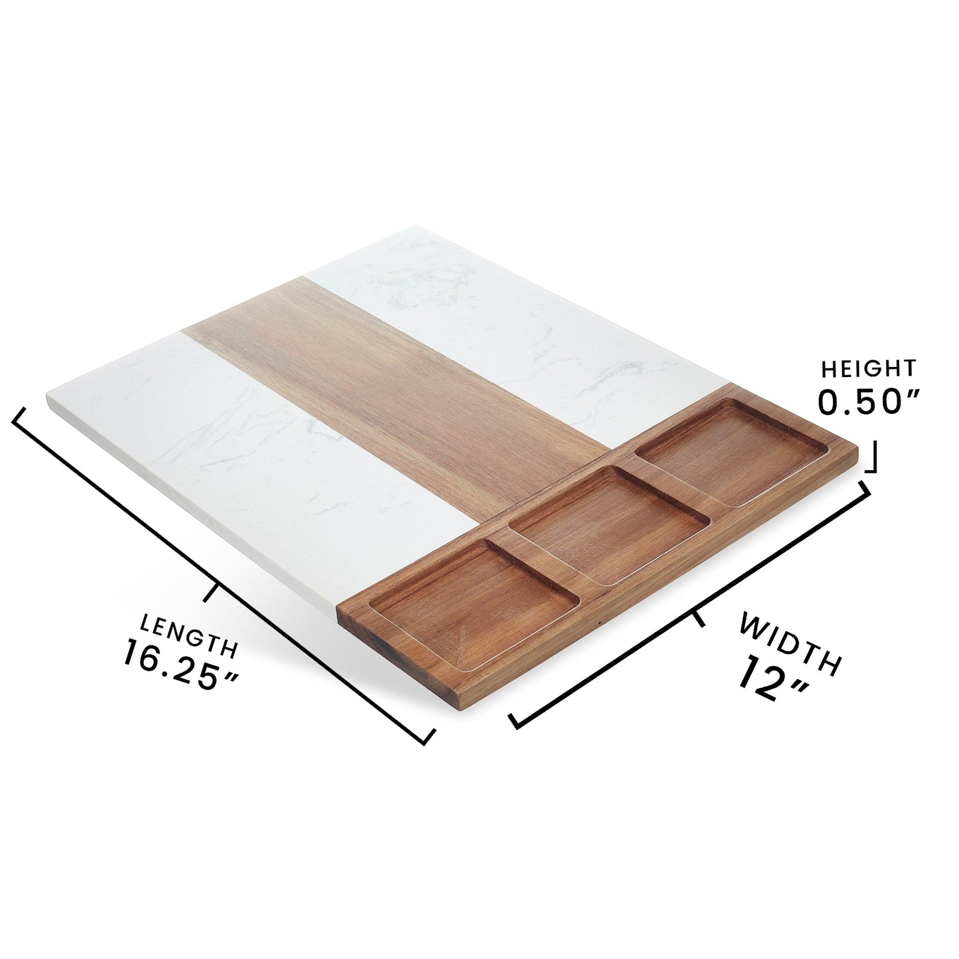 Dimensions of charcuterie board ideal for wedding gifts