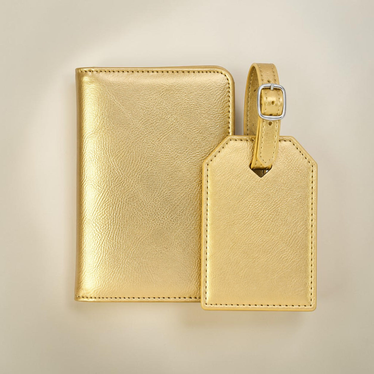 Personalized Travel Gift Set – RFID Passport Wallet & Luggage Tag