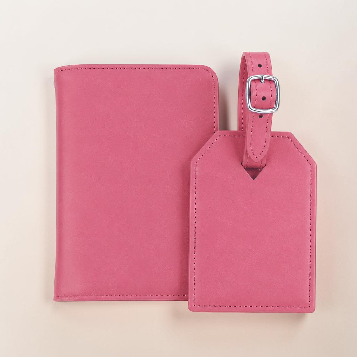 Personalized Travel Gift Set – RFID Passport Wallet & Luggage Tag