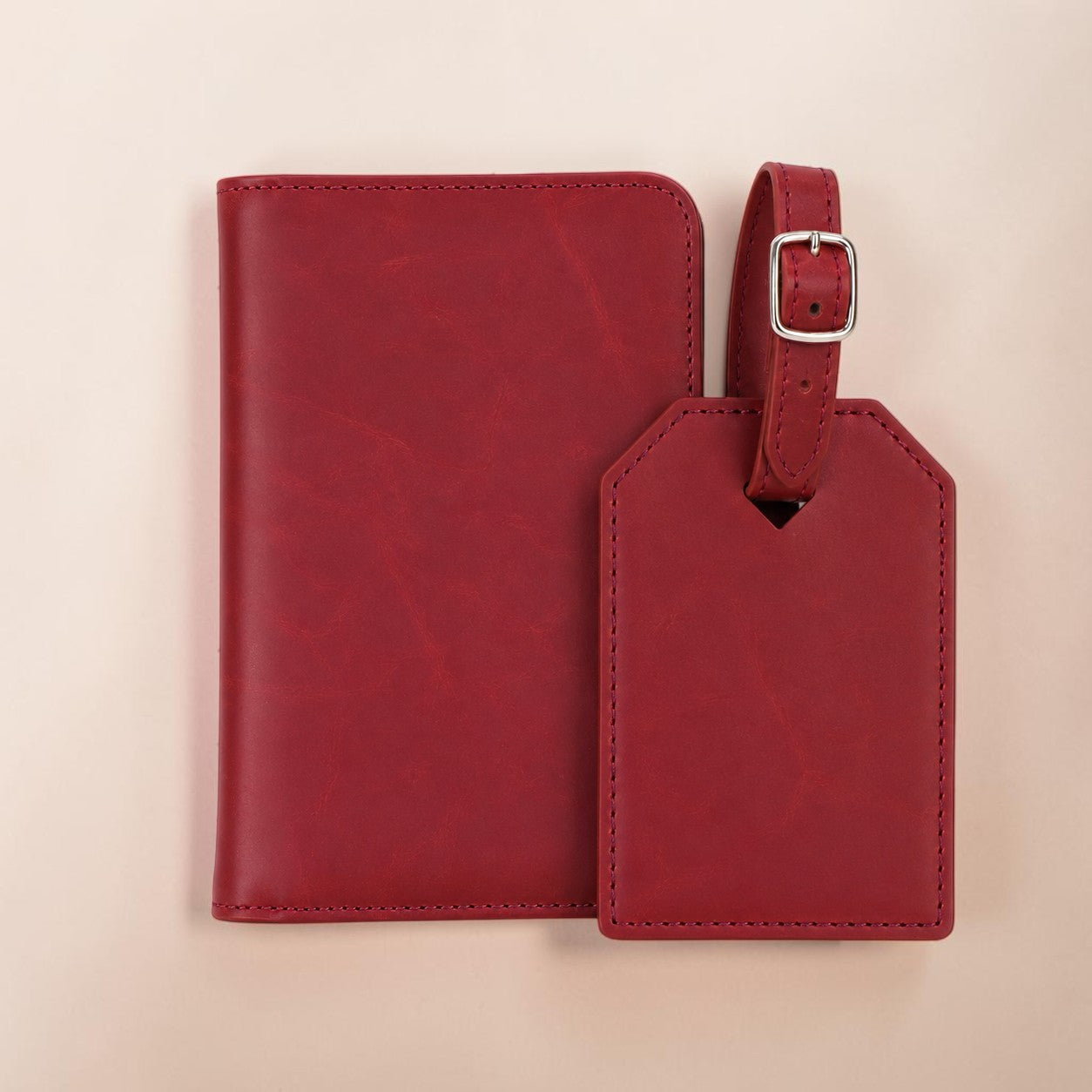Personalized Travel Gift Set – RFID Passport Wallet & Luggage Tag