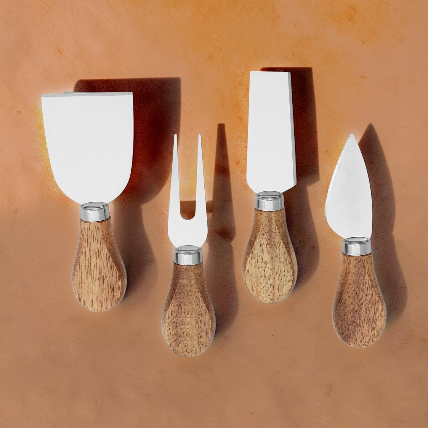 Personalized Marble & Acacia Charcuterie Board Gift Set – 11 Piece Set